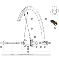 Mavic Ksyrium Pro Exalith 17c Hinterradfelge Mavic Ksyrium Pro Exalith 17c Hinterradfelge