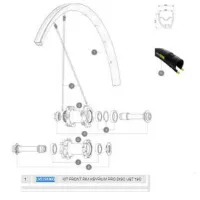 Mavic Ksyrium Pro Ust Disc 19c Vorderradfelge Mavic Ksyrium Pro Ust Disc 19c Vorderradfelge