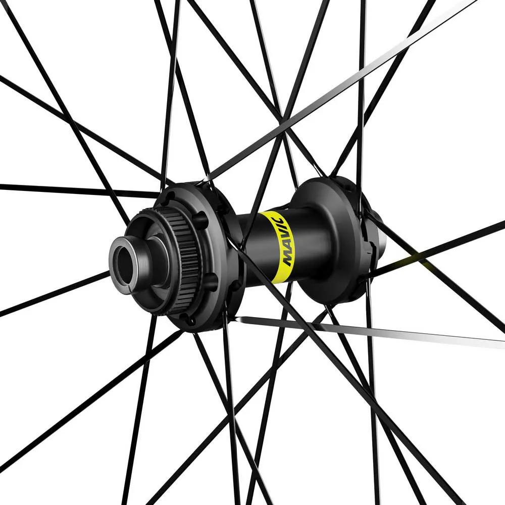 Mavic Ksyrium S Cl Disc Tubeless Rennrad-vorderrad, Black, 9/12 x 100mm