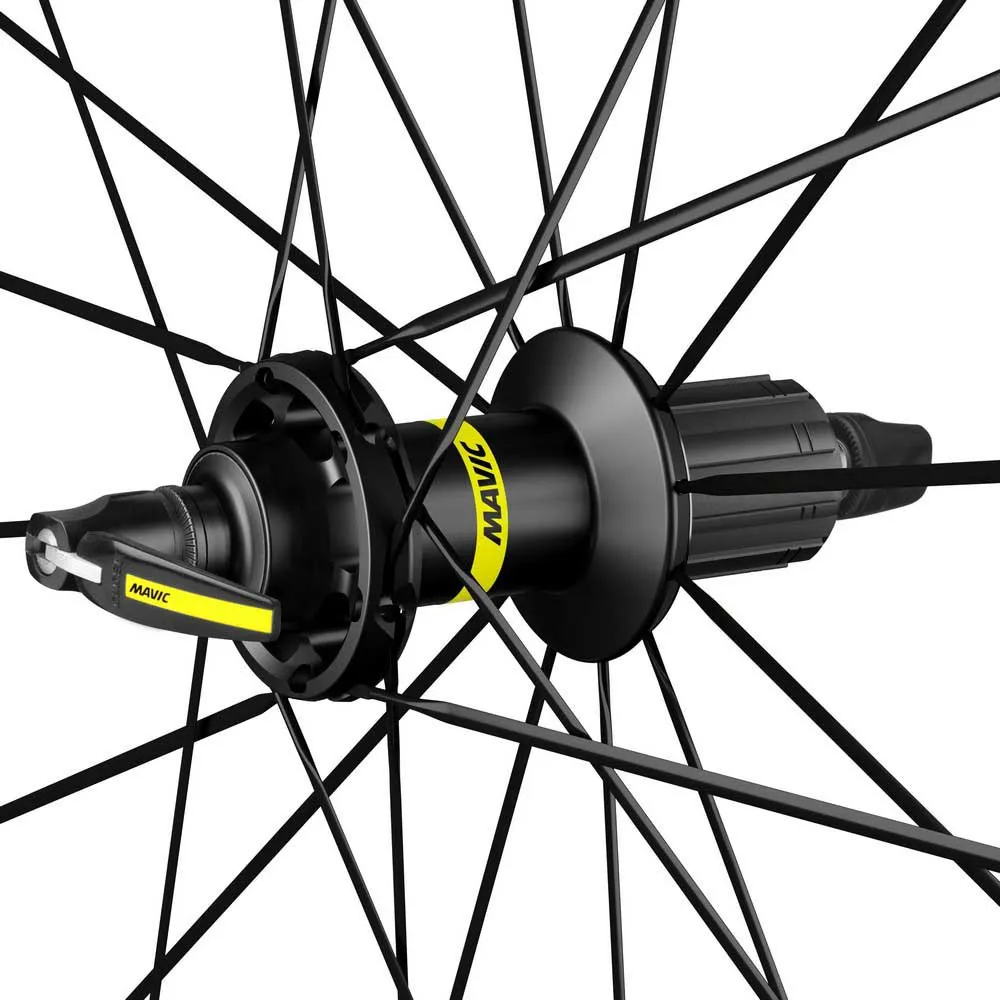 Mavic Ksyrium Sl Tubeless Rennrad-hinterrad, Black, 9/12 x 135/142mm, Shimano/Sram HG
