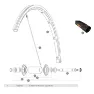 Mavic Ksyrium Sls Tubular Vorderradfelge, Black, 700 - 28" 18H