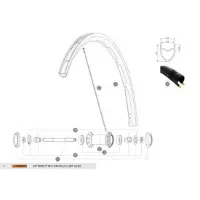 Mavic Ksyrium Ust 19/20 Vorderradfelge Mavic Ksyrium Ust 19/20 Vorderradfelge