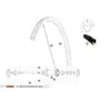 Mavic Ksyrium Ust 19/20 Vorderradfelge, Black, 700 - 28" 18H