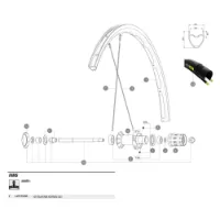 Mavic Ksyrium Ust Hinterradfelge Mavic Ksyrium Ust Hinterradfelge