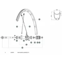 Mavic Lagersatz Für Hinterradnabe 609/6001