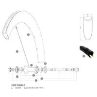 Mavic M9 Ellipse Mutter 2 Einheiten Mavic M9 Ellipse Mutter 2 Einheiten