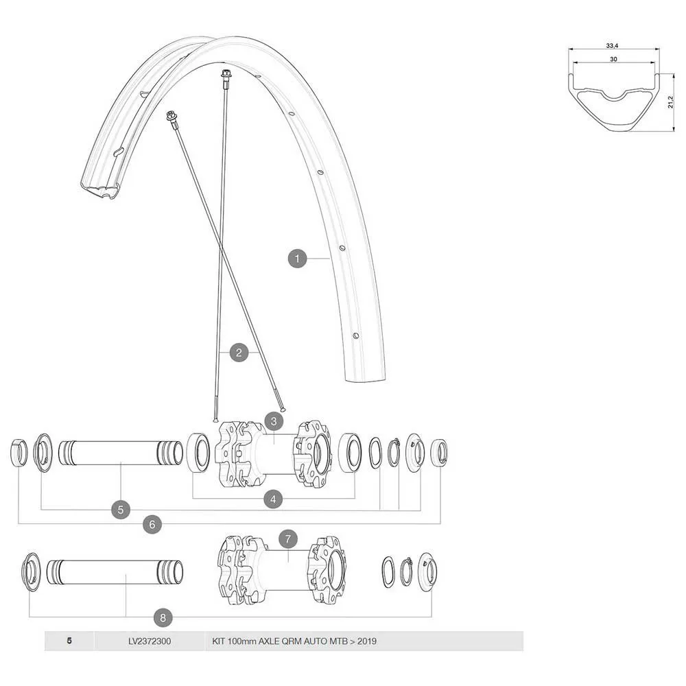 Mavic Qrm Auto Mtb Vorderradachse Mavic Qrm Auto Mtb Vorderradachse