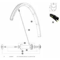 Mavic Qrm Gabelstützen 2 Einheiten Mavic Qrm Gabelstützen 2 Einheiten