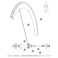 Mavic R-sys Fork Rest Front/rear Adapter Mavic R-sys Fork Rest Front/rear Adapter