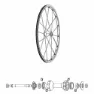 Mavic R-sys Front Speichen 9 Einheiten, Red, 285mm