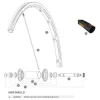 Mavic R-sys/ksyrium Sl/sls 2013 Vorderradachse Mavic R-sys/ksyrium Sl/sls 2013 Vorderradachse