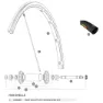 Mavic R-sys/ksyrium Sl/sls 2013 Vorderradachse, Black, One Size