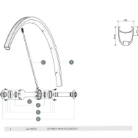 Mavic R-sys Slr Vorderradfelge Mavic R-sys Slr Vorderradfelge