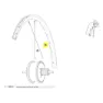 Mavic Rear Aksium Elite Evo Ust Disc Ebm Rennradfelge, Black, 700 - 28"