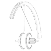 Mavic Rear Ebm Allroad 650 B Rennradfelge Mavic Rear Ebm Allroad 650 B Rennradfelge