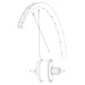 Mavic Rear Ksyrium S Disc Ebm Rennradfelge, Black, 700 - 28"
