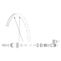 Mavic Rear Ksyrium S Disc Rennradfelge Mavic Rear Ksyrium S Disc Rennradfelge
