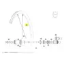 Mavic Rear Ksyrium S Disc Rennradfelge, Black, 700 - 28"