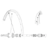 Mavic Rear Ksyrium Sl Rb Rennradfelge, Black, 700 - 28"