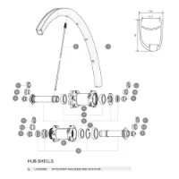 Mavic Road Disc 6 Bolt Nabenachse Mavic Road Disc 6 Bolt Nabenachse