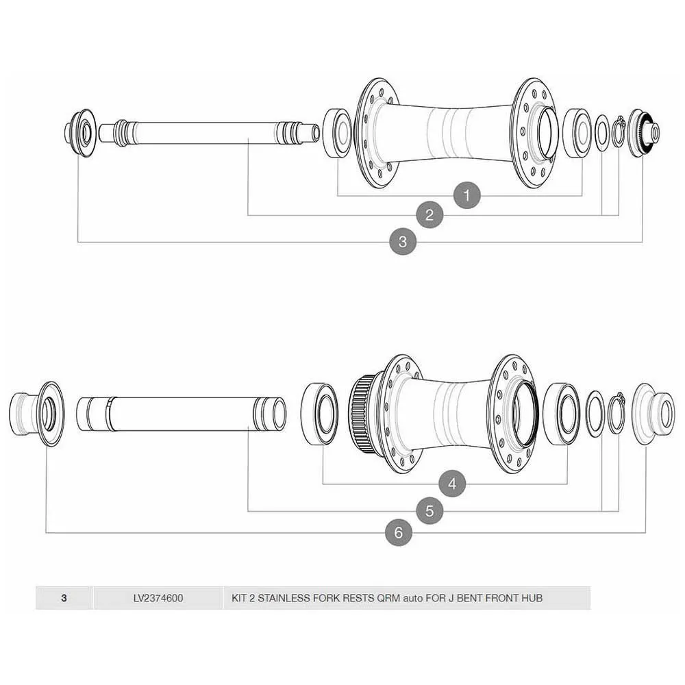 Mavic Rostfrei J-bent Vorderradnaben-gabelstützen 2 Einheiten, Black, One Size Mavic Rostfrei J-bent Vorderradnaben-gabelstützen 2 Einheiten, Black, One Size