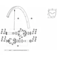 Mavic Vorderradnabe 6903 Lagerpaar Mavic Vorderradnabe 6903 Lagerpaar