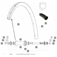 Mavic Vorderradnabenlagerpaar Mavic Vorderradnabenlagerpaar