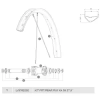 Mavic Xa 35 Felge Mavic Xa 35 Felge