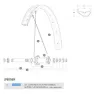Mavic Xa 35 Pro Carbon Butted Flat 27.5 Speichen 12 Einheiten, Black, 275mm