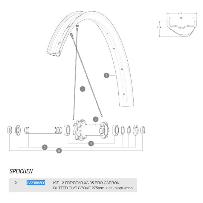 Mavic Xa 35 Pro Carbon Butted Flat 27.5 Speichen 12 Einheiten, Black, 275mm Mavic Xa 35 Pro Carbon Butted Flat 27.5 Speichen 12 Einheiten, Black, 275mm