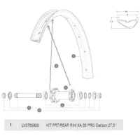 Mavic Xa 35 Pro Carbon Felge Mavic Xa 35 Pro Carbon Felge