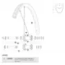 Mavic Xa Pro Carbon 29 Extra Flat Front/rear Speichen 12 Einheiten, Black, 288mm