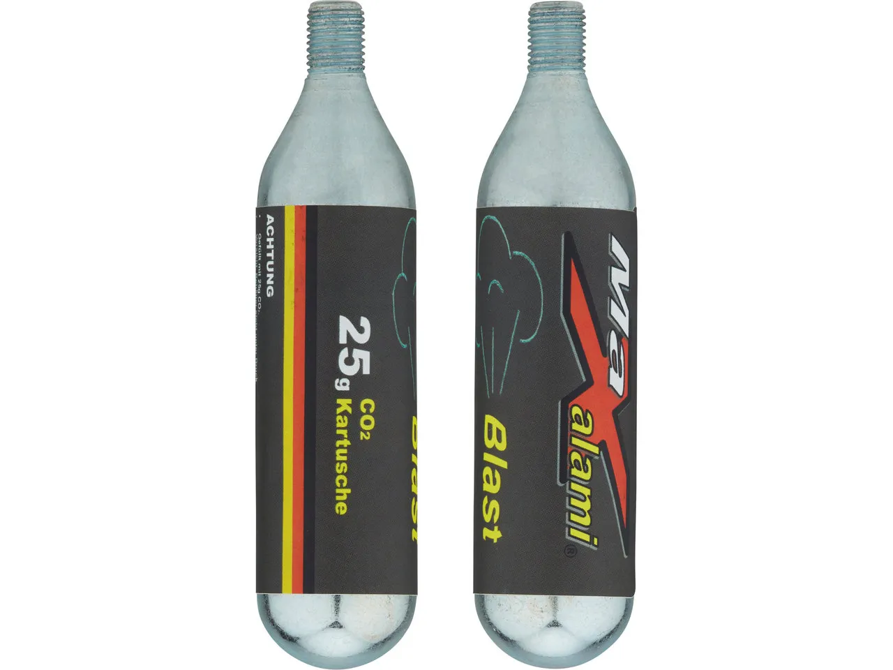 MaXalami Blast CO2 Ersatzkartusche mit Gewinde 25 g - 2 Stück, One_size