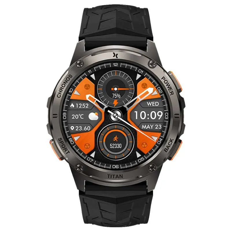 MaxCom Fw100 Titan Cronos Smartwatch, Black MaxCom Fw100 Titan Cronos Smartwatch, Black