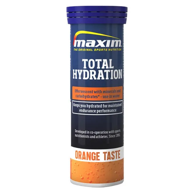 Maxim Total Hydration Drink Tablettenbox Orange 12 Einheiten, Orange, One Size Maxim Total Hydration Drink Tablettenbox Orange 12 Einheiten, Orange, One Size