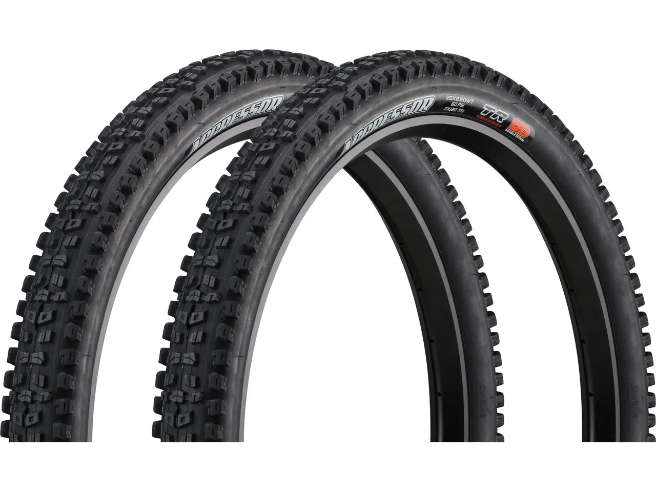 Maxxis Aggressor Double Down WT 29" Faltreifen 2er Set, Schwarz, 29 x 2.5 Maxxis Aggressor Double Down WT 29" Faltreifen 2er Set, Schwarz, 29 x 2.5