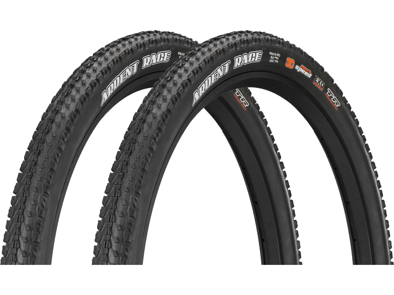 Maxxis Ardent Race 3C MaxxSpeed EXO TR 29" Faltreifen 2er Set, Schwarz, 29 x 2.2 Maxxis Ardent Race 3C MaxxSpeed EXO TR 29" Faltreifen 2er Set, Schwarz, 29 x 2.2