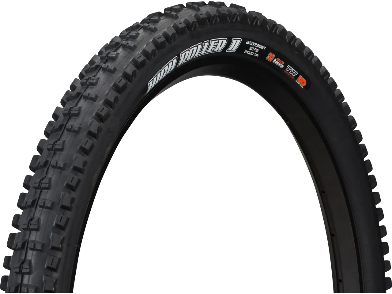 Maxxis Highroller II Double Down WT 29" Faltreifen, Schwarz, 29 x 2.5 Maxxis Highroller II Double Down WT 29" Faltreifen, Schwarz, 29 x 2.5