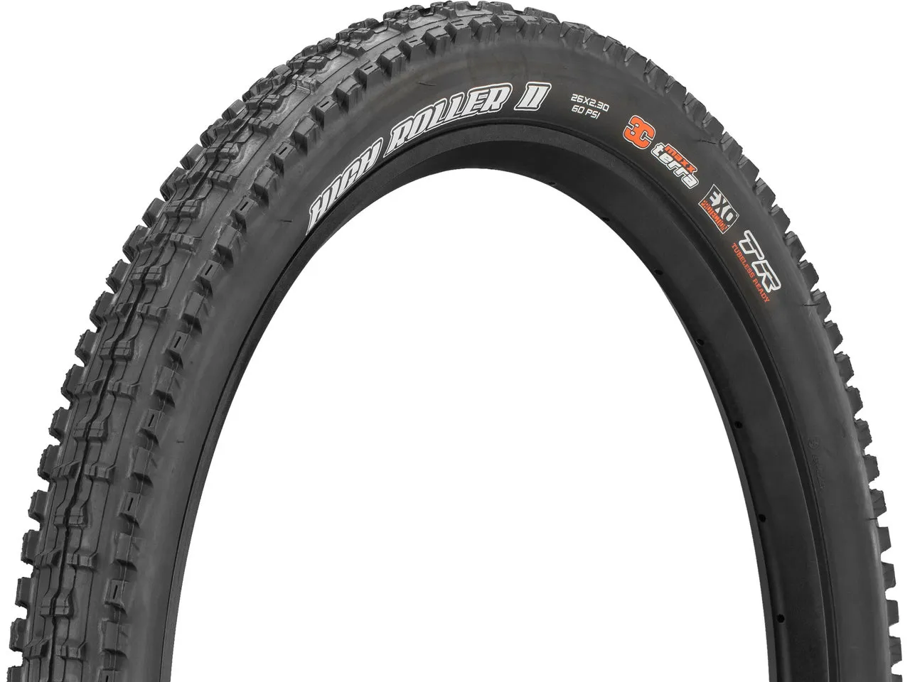 Maxxis Highroller II TR 3C MaxxTerra EXO Protection 26" Faltreifen, Black, 26" x 2.30 Maxxis Highroller II TR 3C MaxxTerra EXO Protection 26" Faltreifen, Black, 26" x 2.30