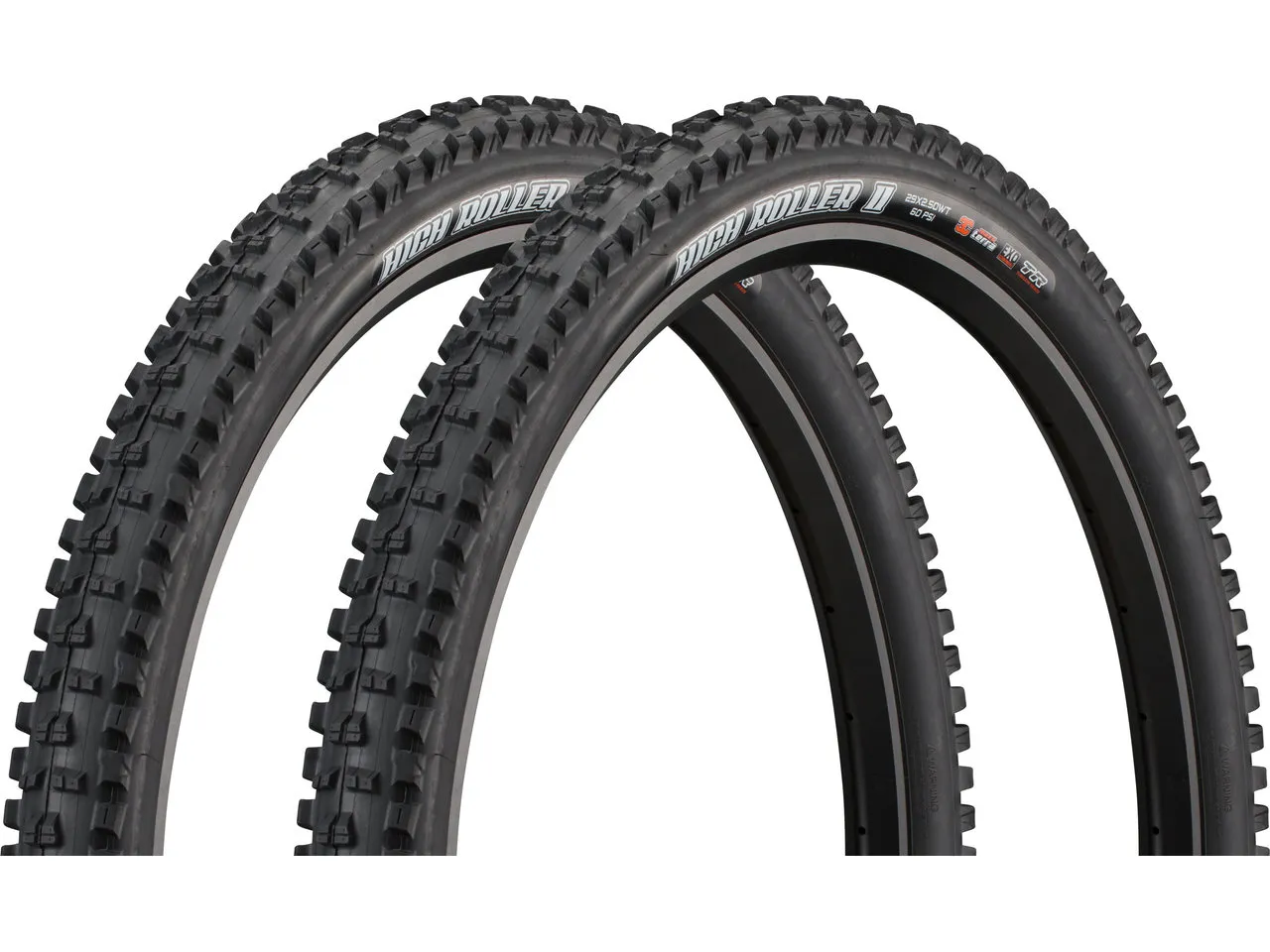 Maxxis Highroller II WT 29" Faltreifen 2er Set, Schwarz, 29 x 2.5 Maxxis Highroller II WT 29" Faltreifen 2er Set, Schwarz, 29 x 2.5