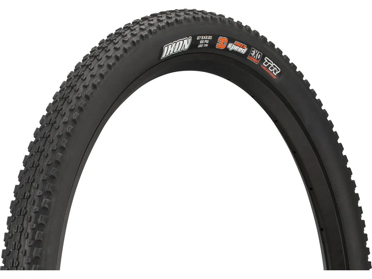 Maxxis Ikon 3C MaxxSpeed EXO TR 27,5" Faltreifen, Schwarz, 27.5 x 2.2 Maxxis Ikon 3C MaxxSpeed EXO TR 27,5" Faltreifen, Schwarz, 27.5 x 2.2