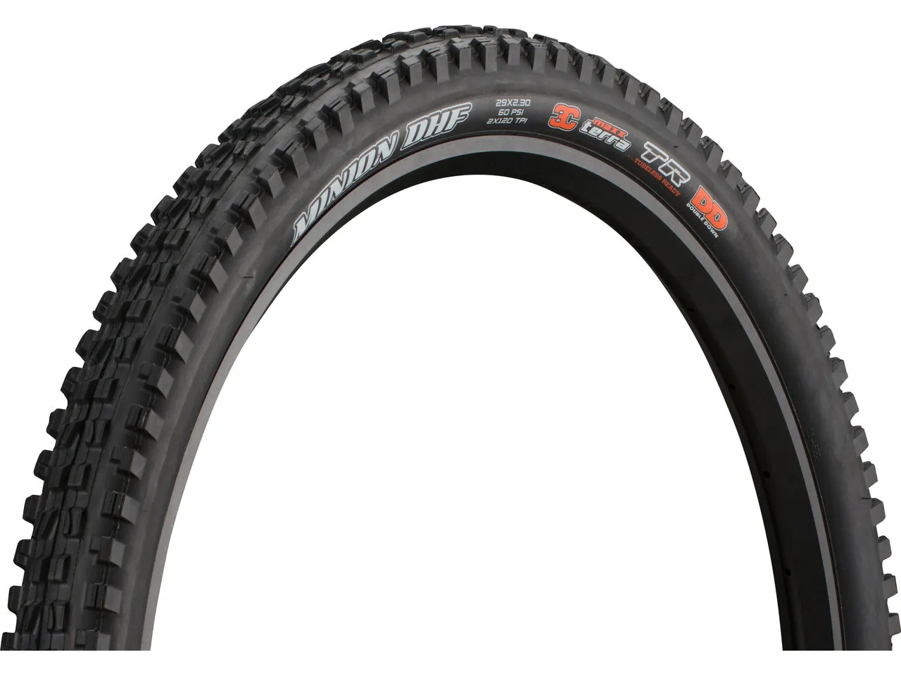 Maxxis Minion DHF 3C MaxxTerra DD TR 29" Faltreifen, schwarz, 29 x 2.30