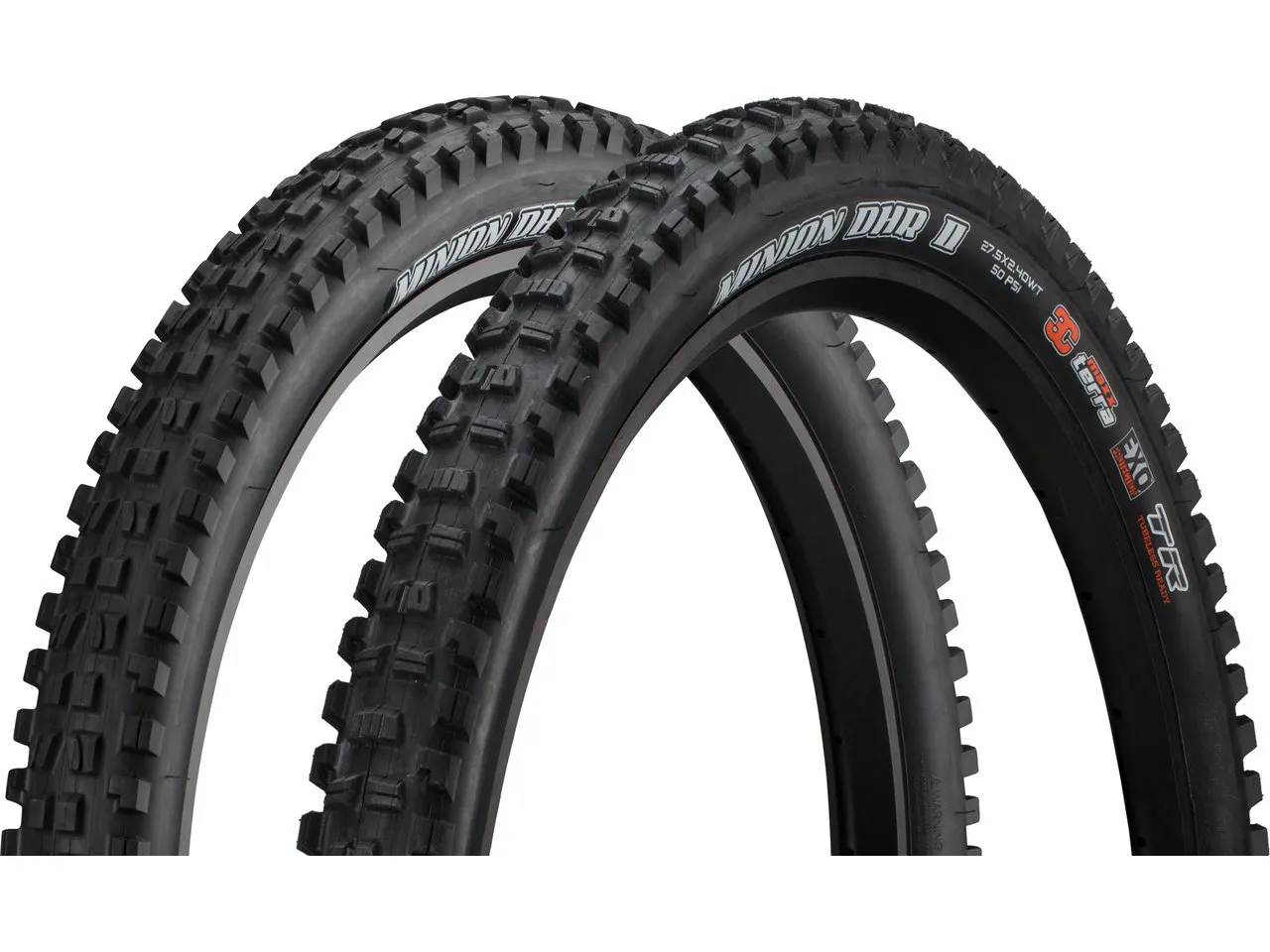 Maxxis Minion DHF / DHR II 3C MaxxTerra EXO WT TR 27,5" Faltreifen 2er Set, Schwarz, 27.5 x 2.5 / 27.5 x 2.4 Maxxis Minion DHF / DHR II 3C MaxxTerra EXO WT TR 27,5" Faltreifen 2er Set, Schwarz, 27.5 x 2.5 / 27.5 x 2.4