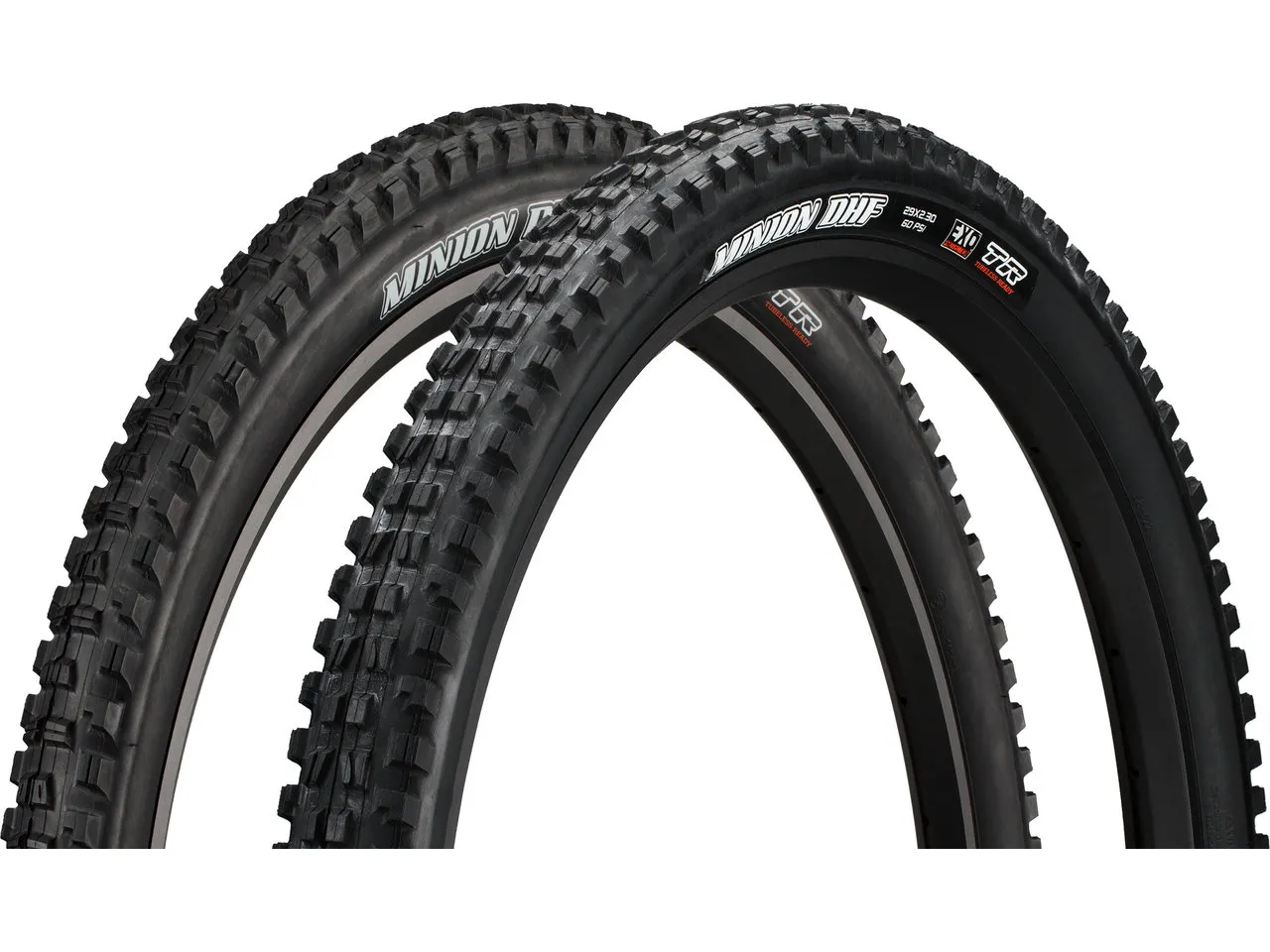 Maxxis Minion DHF / DHR II Dual EXO TR 29" Faltreifen 2er Set, Schwarz, 29 x 2.3 Maxxis Minion DHF / DHR II Dual EXO TR 29" Faltreifen 2er Set, Schwarz, 29 x 2.3