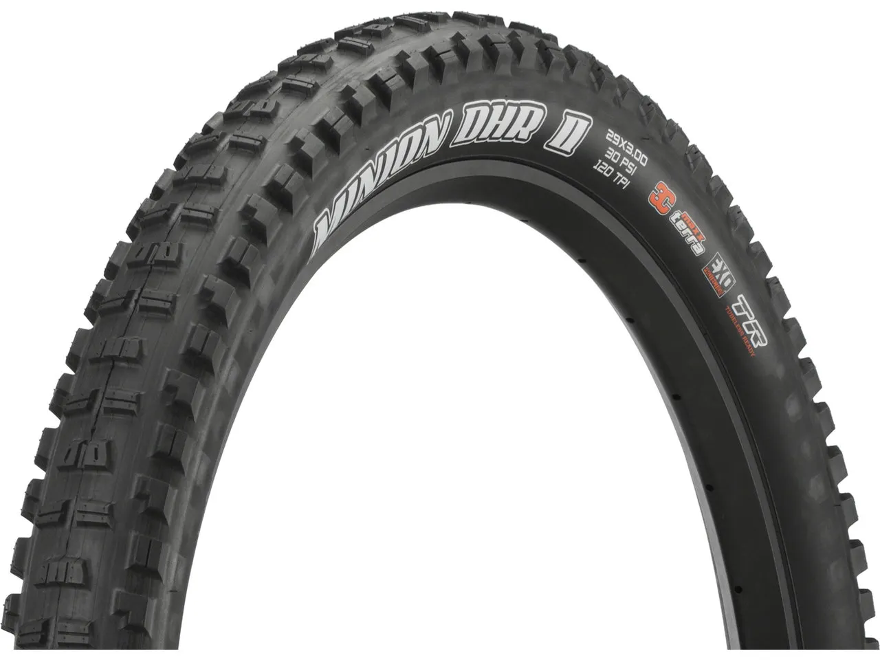 Maxxis Minion DHR II+ 3C MaxxTerra EXO TR 29+ Faltreifen, Schwarz, 29 x 3.0 Maxxis Minion DHR II+ 3C MaxxTerra EXO TR 29+ Faltreifen, Schwarz, 29 x 3.0