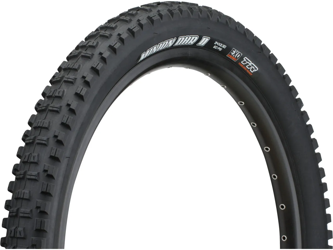Maxxis Minion DHR II Dual EXO TR 24" Faltreifen, Schwarz, 24 x 2.3 Maxxis Minion DHR II Dual EXO TR 24" Faltreifen, Schwarz, 24 x 2.3