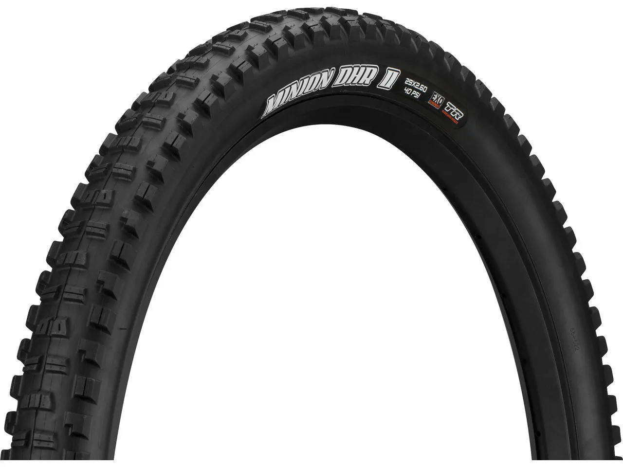 Maxxis Minion DHR II Dual EXO WT TR 29+ Faltreifen, Schwarz, 29 x 2.6 Maxxis Minion DHR II Dual EXO WT TR 29+ Faltreifen, Schwarz, 29 x 2.6