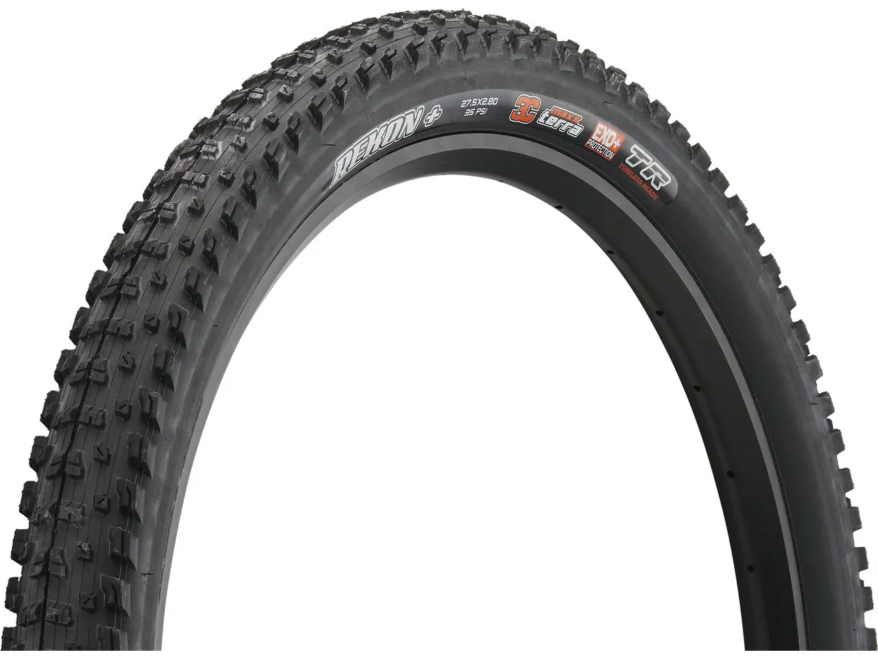 Maxxis Rekon+ 3C MaxxTerra EXO+ TR 27,5+ Faltreifen, Schwarz, 27.5 x 2.8 Maxxis Rekon+ 3C MaxxTerra EXO+ TR 27,5+ Faltreifen, Schwarz, 27.5 x 2.8