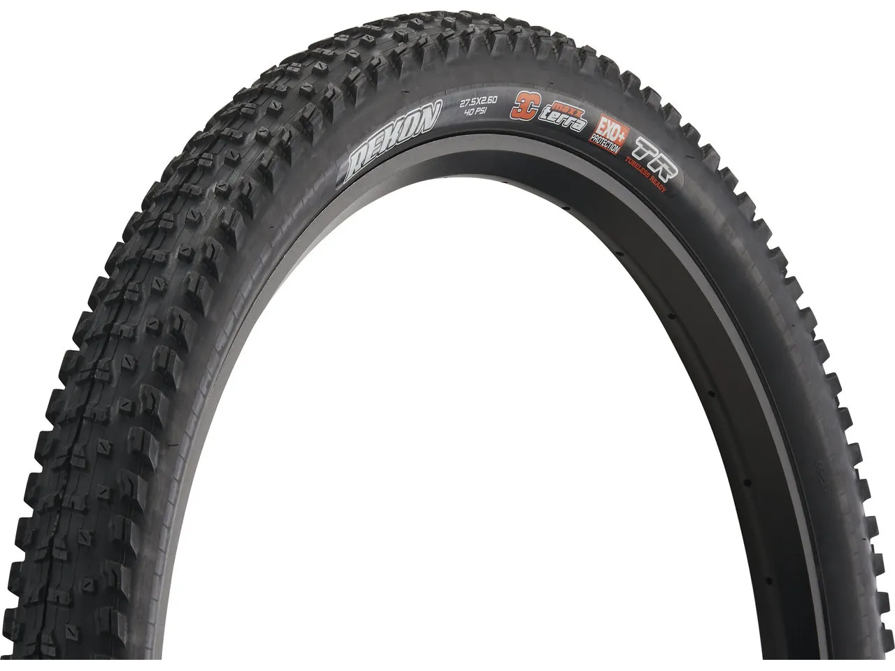Maxxis Rekon 3C MaxxTerra EXO+ WT TR 27,5" Faltreifen, Schwarz, 27.5 x 2.6