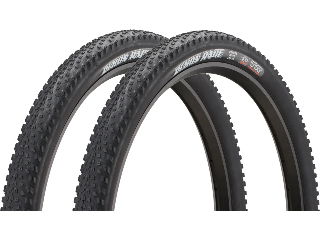 Maxxis Rekon Race Dual EXO TR 29" Faltreifen 2er Set, Schwarz, 29 x 2.25 Maxxis Rekon Race Dual EXO TR 29" Faltreifen 2er Set, Schwarz, 29 x 2.25